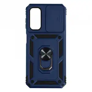 Carcasa Para Samsung Galaxy A54 5g Tapa Cámara Anillo Soporte Vídeo Azul