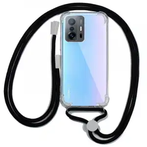 Cool Funda Antigolpes con Cordón Reforzado Negro para Xiaomi 11T / 11T Pro