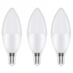 Extrastar Pack 3 Bombillas Vela LED E14 6W Blanco Frío