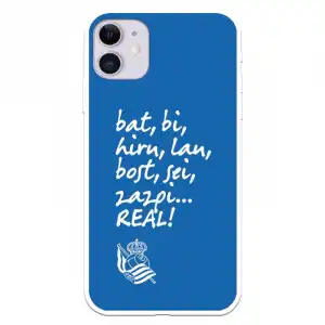 Funda Licencia Oficial Real Sociedad de Fútbol Grito Afición para iPhone 11