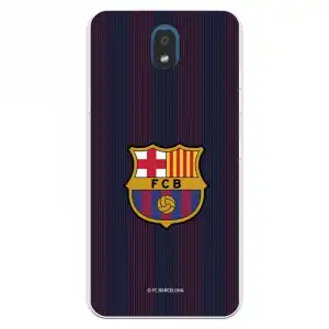 Funda Para Lg K30 Del Barcelona Rayas Blaugrana - Licencia Oficial Fc Barcelona