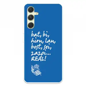 Funda Para Samsung Galaxy A54 5g Del Real Sociedad De Fútbol Real Grito Afición - Licencia Oficial Real Sociedad De Fútbol