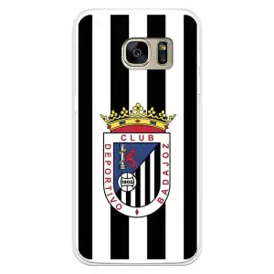 Funda Para Samsung Galaxy S7 Del Badajoz Escudo Blanquinegro - Licencia Oficial Club Deportivo Badajoz