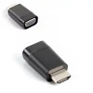 Lanberg Adaptador HDMI a VGA Macho/Hembra Negro