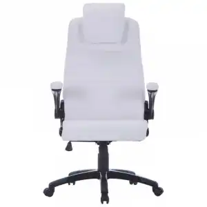 VidaXL Silla de Oficina Giratoria Ajustable Cuero Artificial