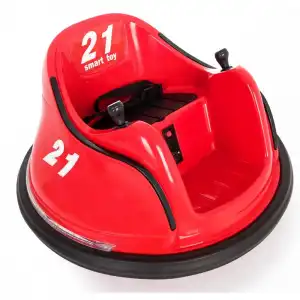Ataa Cars Coche Eléctrico Infantil Auto de Choques 6V Rojo