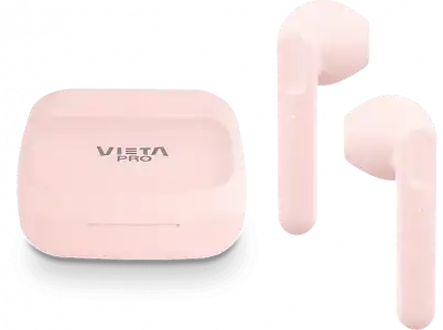 Auriculares True Wireless - Vieta Pro Done 4, Hasta 20 h, IPX Touch Control, Rosa