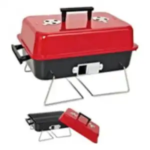 Barbacoa Bbq Rojo Negro 47 X 28 X28 Cm