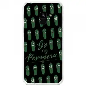 Funda Oficial Leganés Yo Soy Pepinera Negra Samsung Galaxy A8 2018