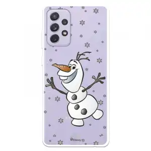 Funda Para Samsung Galaxy A72 5g Oficial De Disney Olaf Transparente - Frozen