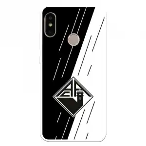 Funda Para Xiaomi Mi A2 Lite Del Académica De Coimbra Escudo Bicolor - Licencia Oficial Académica De Coimbra