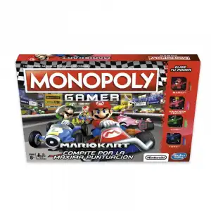 Hasbro Original Monopoly Gamer Mario Kart Juego de Mesa