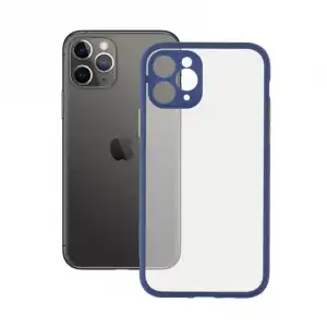 Ksix Funda Duo Soft Azul para iPhone 11 Pro