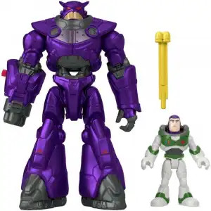 Mattel Disney Imaginext Lightyear Zurg y Buzz Figuras de +3 Años