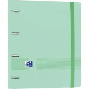 Oxford Live & Go EuropeanBinder Archivador Carpeblock con Recambio A4+ Menta Pastel