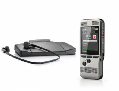 Philips Dpm6700 - Grabadora Portatil (dss, Mp3, Pantalla Color Tft De 2.4 Inch) Color Plateado