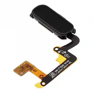 Samsung Repuesto Botón Home Negro con Banda de Conexión para Samsung Galaxy A3 2017