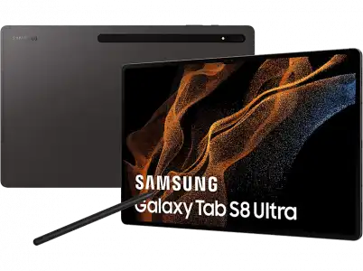 Tablet - Samsung Galaxy TAB S8 Ultra, 128 GB, Negro, WiFi, 14.6" WQXGA+, 8 GB RAM, SD™ 898, Android 12
