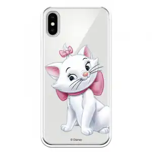 Funda Oficial Disney Marie Silueta Transparente Para Iphone X - Los Aristogatos