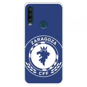 Funda Para Alcatel 1se 2020 Del Zaragoza Cf Femenino Escudo Grande Fondo Azul - Licencia Oficial Zaragoza Cf Femenino