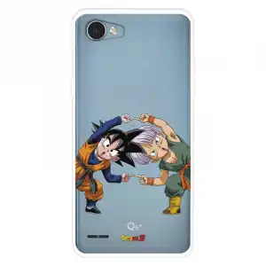 Funda Para Lg Q6 Oficial De Dragon Ball Goten Y Trunks Fusión - Dragon Ball