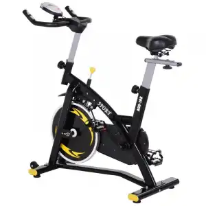 HomCom Bicicleta Estática de Spinning Profesional
