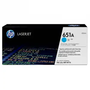 HP 651A Cartucho de Tinta Original Cian