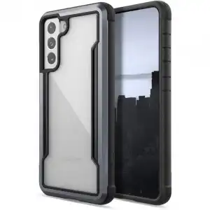 Raptic Shield Funda Antimicrobiana Negra para Samsung Galaxy S21 5G