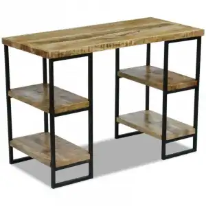 VidaXL Escritorio de Oficina Madera de Mango 110x50x76cm