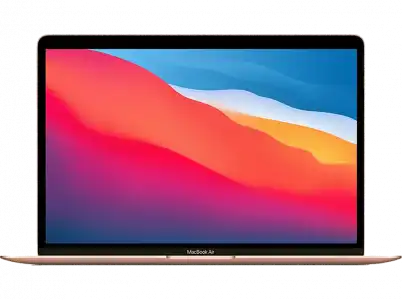APPLE MacBook Air (2020), 13.3" Retina, Chip M1 de Apple, 8 GB, 256 GB SSD, MacOS, Teclado Magic Keyboard Touch ID, Oro