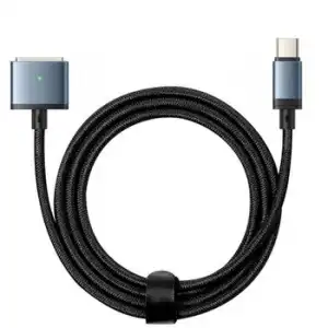 Cable Usb C A Magsafe 3 Para Macbook Pro Y Air M2 Nylon 2m 140w Negro Y Azul