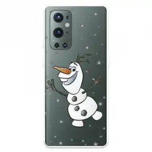 Funda Para Oneplus 9 Pro Oficial De Disney Olaf Transparente - Frozen