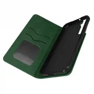 Funda Samsung Galaxy S22 Plus Tarjetero Soporte Vídeo Magnético Verde