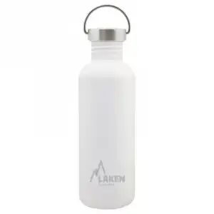 Laken Basic Steel Vintage Cantimplora Botella Acero Inoxidable 1 L Blanco
