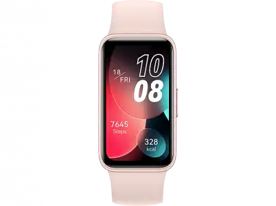 Pulsera de actividad - Huawei Band 8, Sakura Pink, 120 190 mm, 1.47 ", AMOLED, Bluetooth, Autonomía 14 días