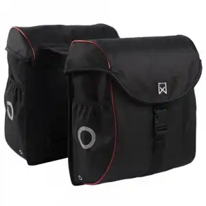 Willex Alforjas para Bicicleta 38L Negro/Rojo
