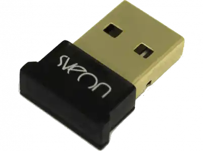 Adaptador Bluetooth - Sveon SCT400, 4.0, Velocidad de transferencia 3 Mbps, Alcance 50 m, Negro