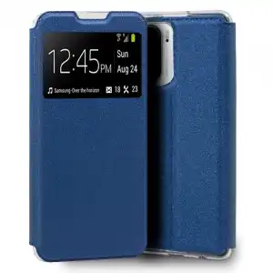 Cool Funda Flip Cover Liso Azul para Xiaomi Mi 11i / Pocophone F3