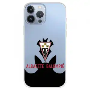 Funda Para Iphone 13 Pro Max Del Albacete Escudo Transparente - Licencia Oficial Albacete Balompié