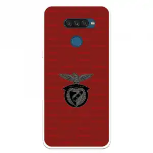 Funda Para Lg K50s Del Escudo Fondo Granate - Licencia Oficial Benfica