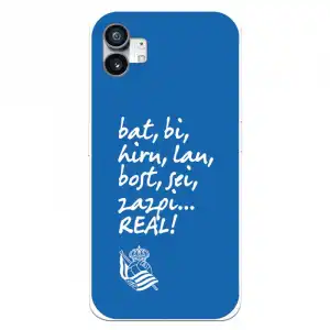 Funda Para Nothing Phone 1 Del Real Sociedad De Fútbol Real Grito Aficion - Licencia Oficial Real Sociedad De Fútbol