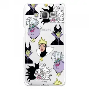 Funda Para Samsung Galaxy Grand Prime Oficial De Disney Villanas Patrón - Villanas Disney