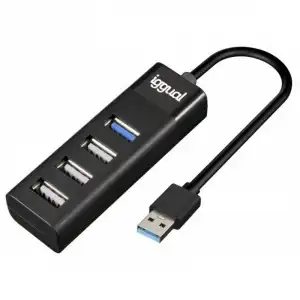 Iggual Hub USB 3.0 a 3xUSB 2.0 + 1xUSB 3.1