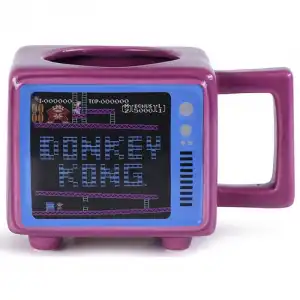 Pyramid Retro TV Taza Térmica Donkey Kong