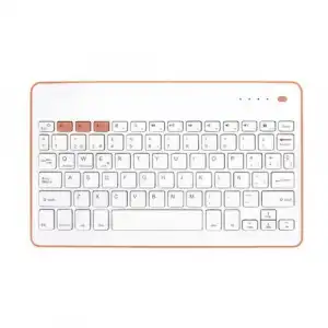 Teclado Bluetooth SilverHT Wireless KB Blanco - Melocotón