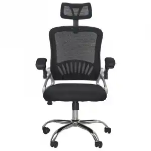Thinia Home New Order Silla de Oficina Ruedas Negro