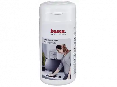 Accesorio limpieza - Hama Toallitas húmedas, 100 unidades, Blanco
