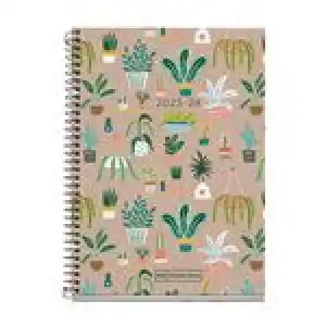 Agenda escolar 2023/2024 Miquelrius Activa semana vista Eco Plants Beige