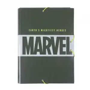 Carpeta Marvel A4 Verde (24 X 34 X 4 Cm)