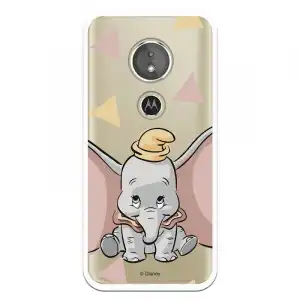 Funda Oficial Disney Dumbo Silueta Transparente Para Motorola Moto E5